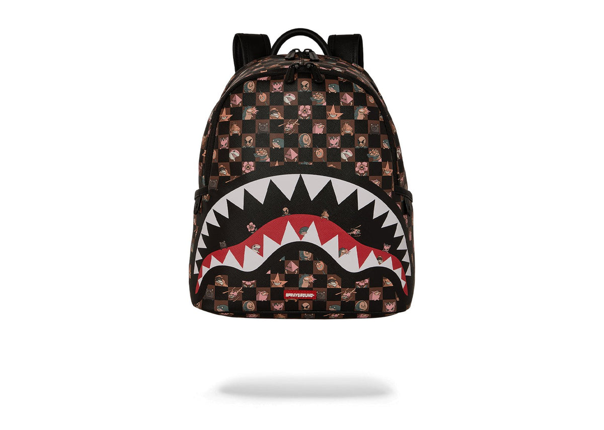 Sprayground Peeking Characters Remix Savage Backpack