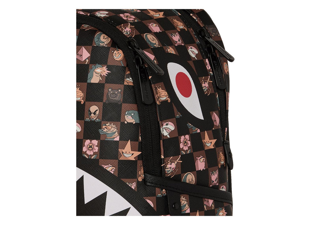 Sprayground Peeking Characters Remix Savage Backpack