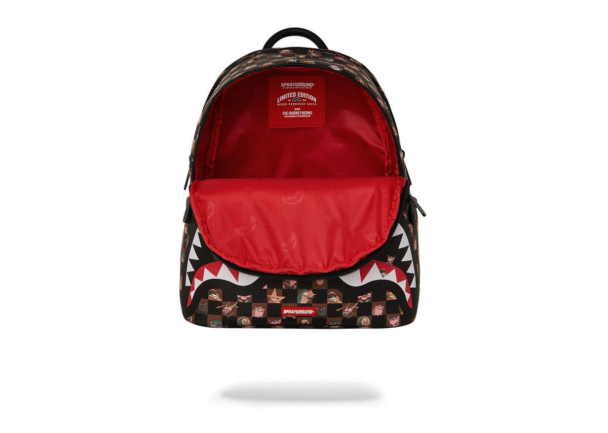 Sprayground Peeking Characters Remix Savage Backpack