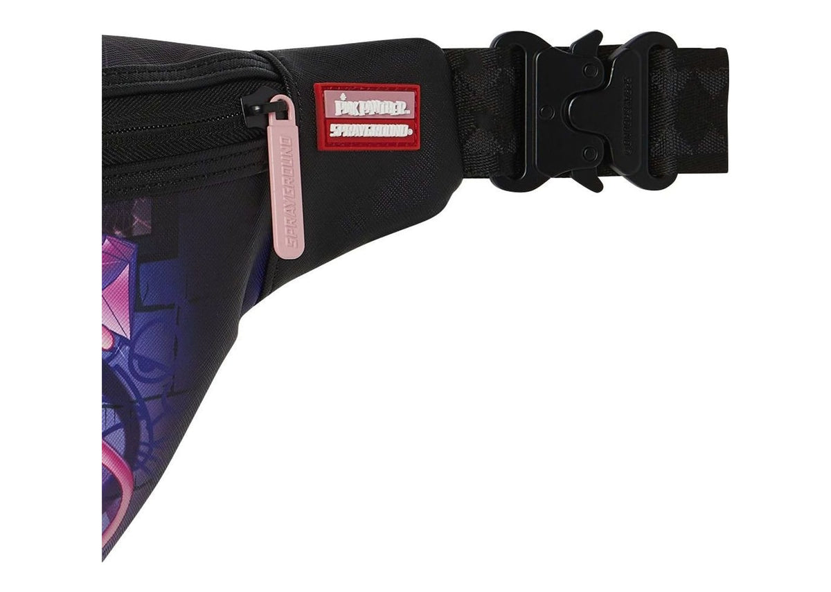 Sprayground Pink Panther Diamond Heist Savvy Crossbody Pink