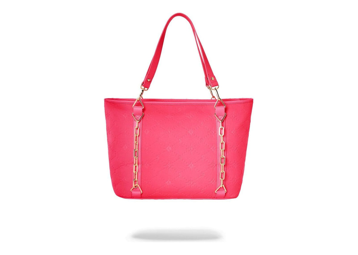 Sprayground Pink Puffy Bag Tote Bag Multicolor