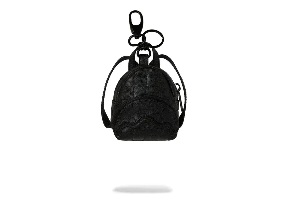 Sprayground Raised Check Backpack Keychain