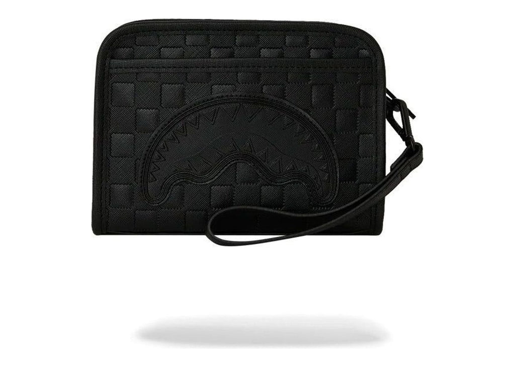 Sprayground Raised Check Handbag Black