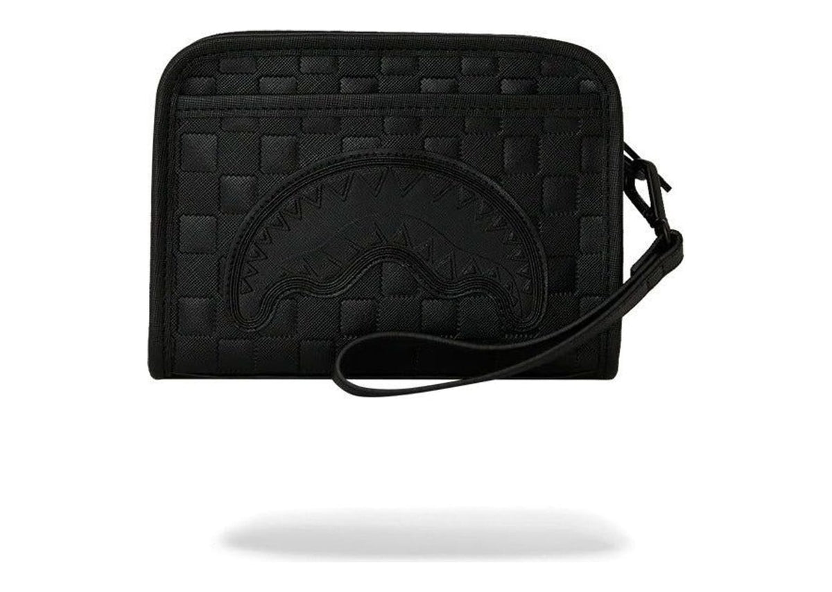 Sprayground Raised Check Handbag Black