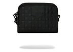 Sprayground Raised Check Handbag Black