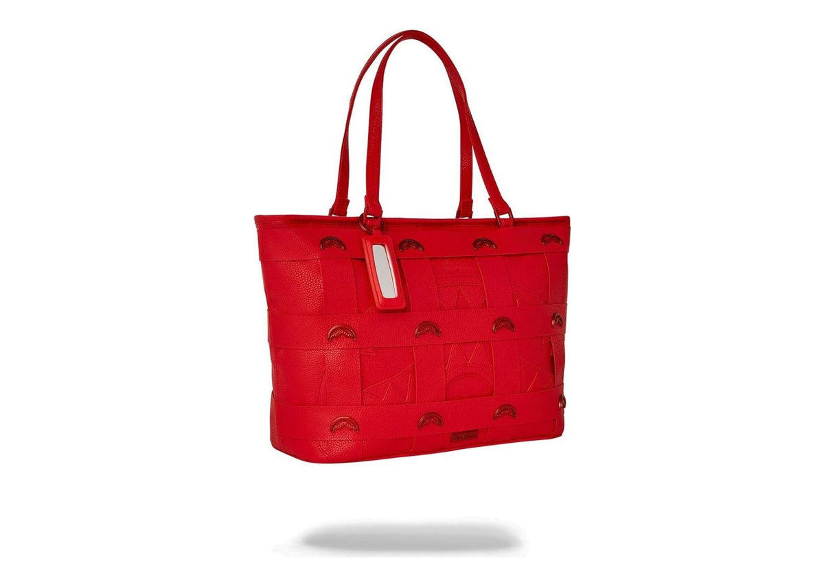 Sprayground Red Payload Classic Tote Red