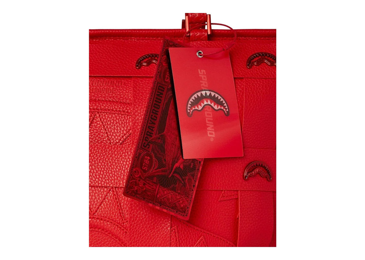 Sprayground Red Payload Classic Tote Red