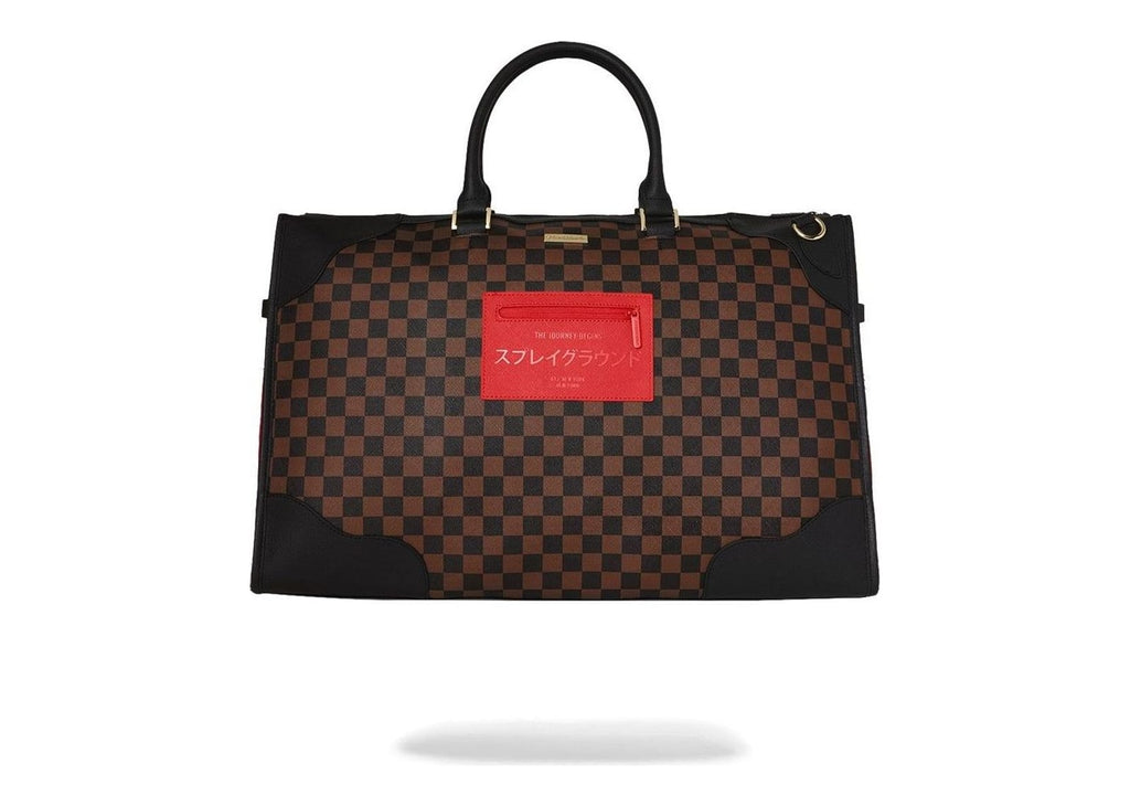 Sprayground Red Redemption Pyramid Duffle Red