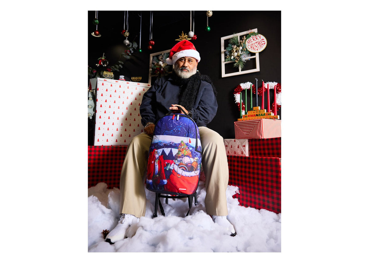 Sprayground Santa Big Bag Stacks Backpack
