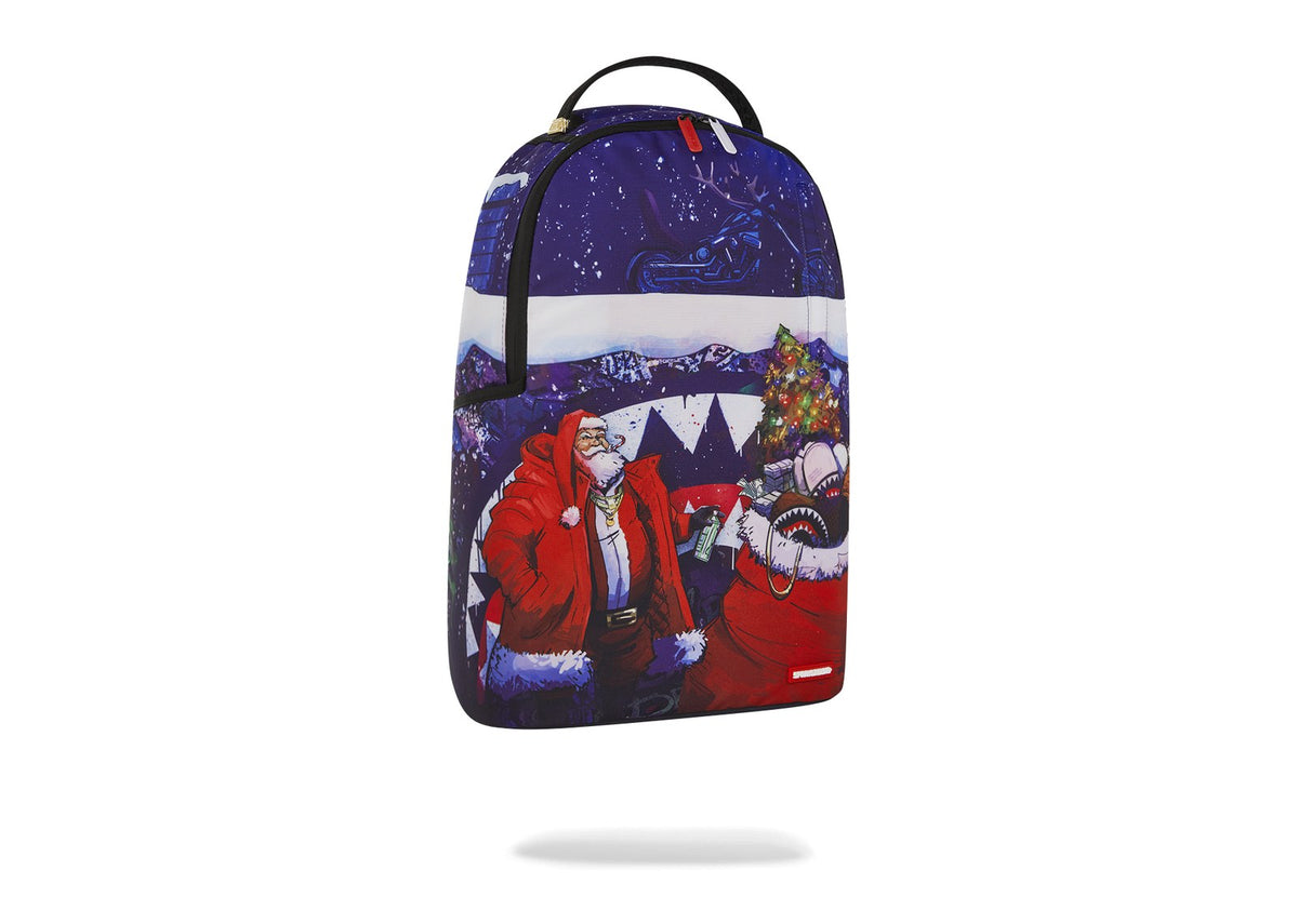 Sprayground Santa Big Bag Stacks Backpack