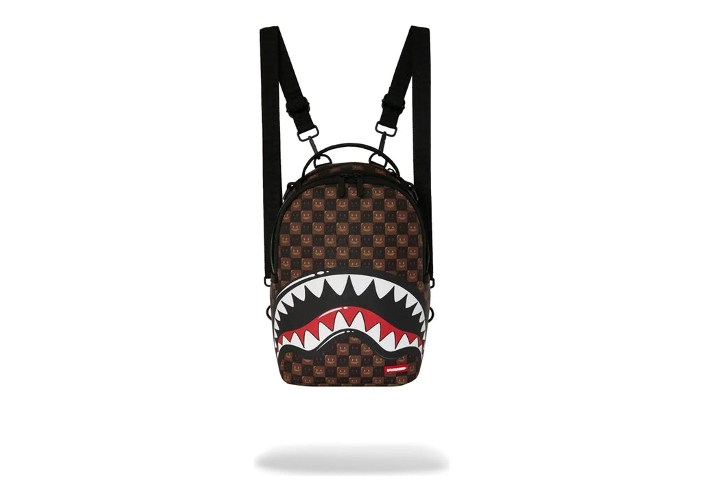Sprayground Sharks in Paris Grin & Grind Mini Backpack