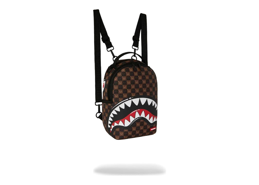 Sprayground Sharks in Paris Grin & Grind Mini Backpack