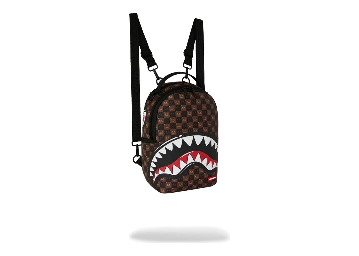Sprayground Sharks in Paris Grin & Grind Mini Backpack