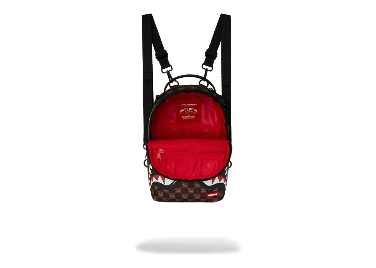 Sprayground Sharks in Paris Grin & Grind Mini Backpack
