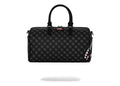 Sprayground Sharks In Paris WTF Bubbly Black Check Mini Duffle Black