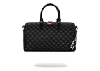 Sprayground Sharks In Paris WTF Bubbly Black Check Mini Duffle Black