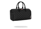 Sprayground Sharks In Paris WTF Bubbly Black Check Mini Duffle Black