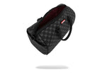 Sprayground Sharks In Paris WTF Bubbly Black Check Mini Duffle Black