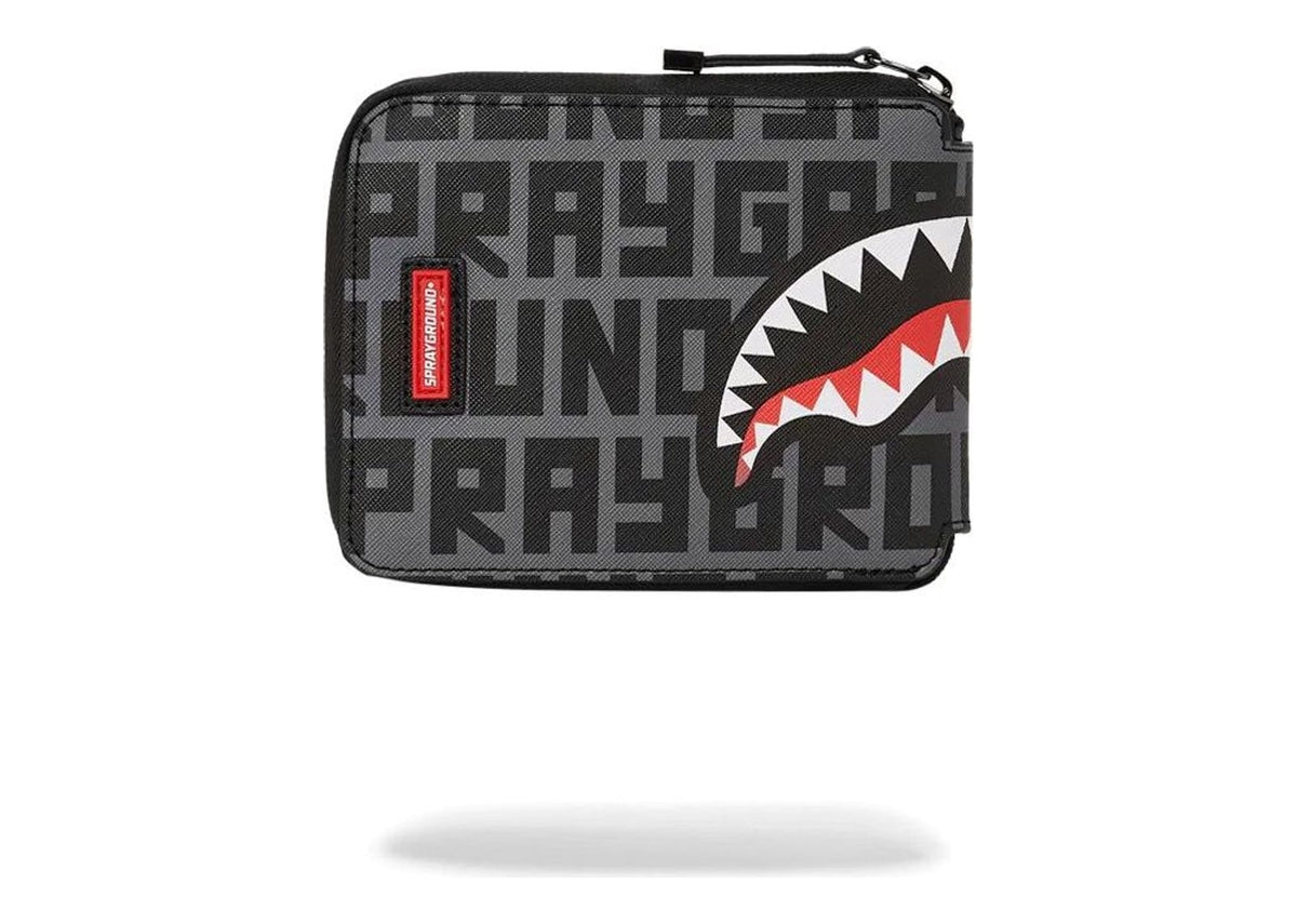 Sprayground Split Infinity Check Packable Grey