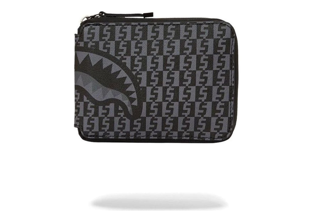 Sprayground Split Infinity Check Packable Grey