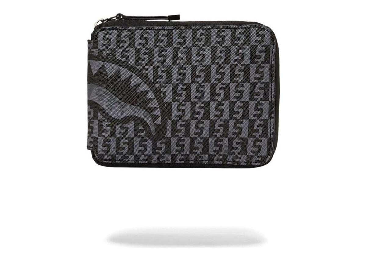 Sprayground Split Infinity Check Packable Grey
