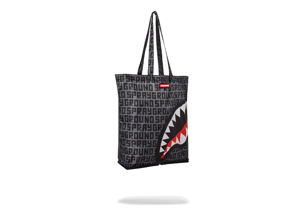 Sprayground Split Infinity Check Packable Grey