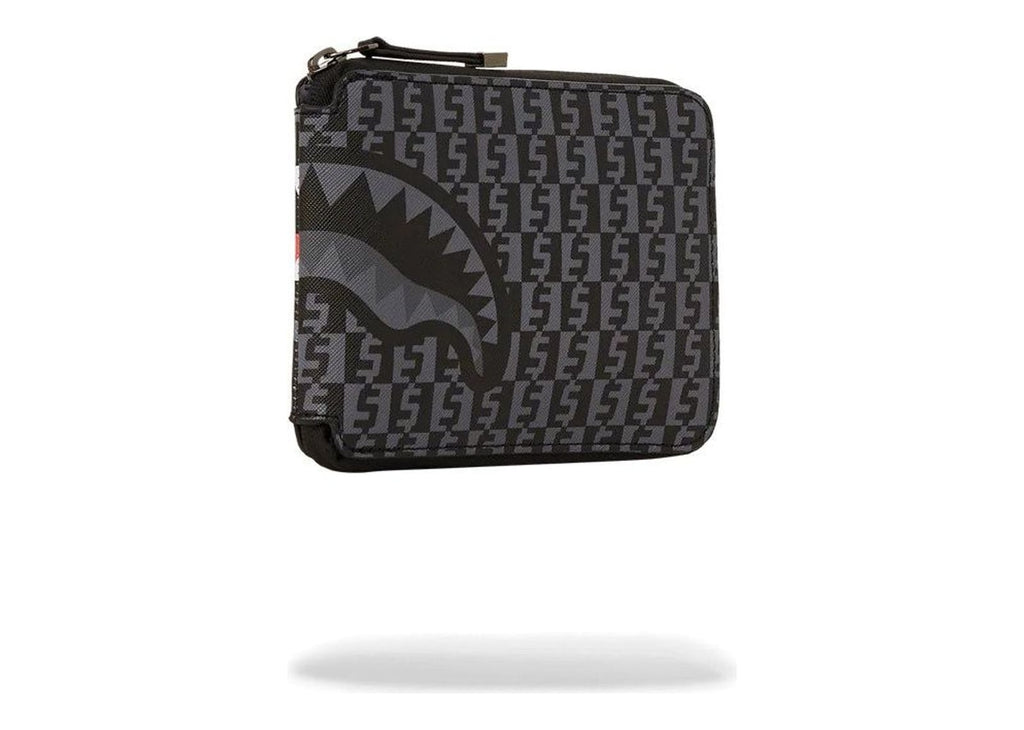 Sprayground Split Infinity Check Packable Grey