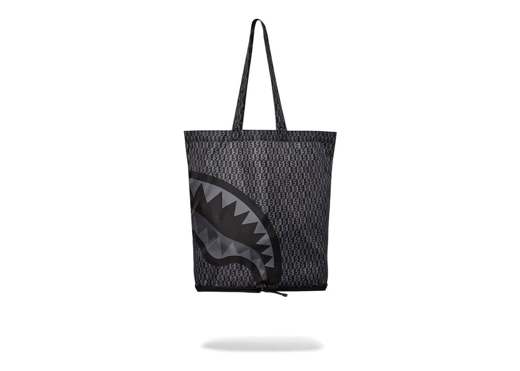 Sprayground Split Infinity Check Packable Grey
