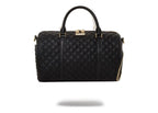 Sprayground Split Quilt Shark Mini Duffle Black