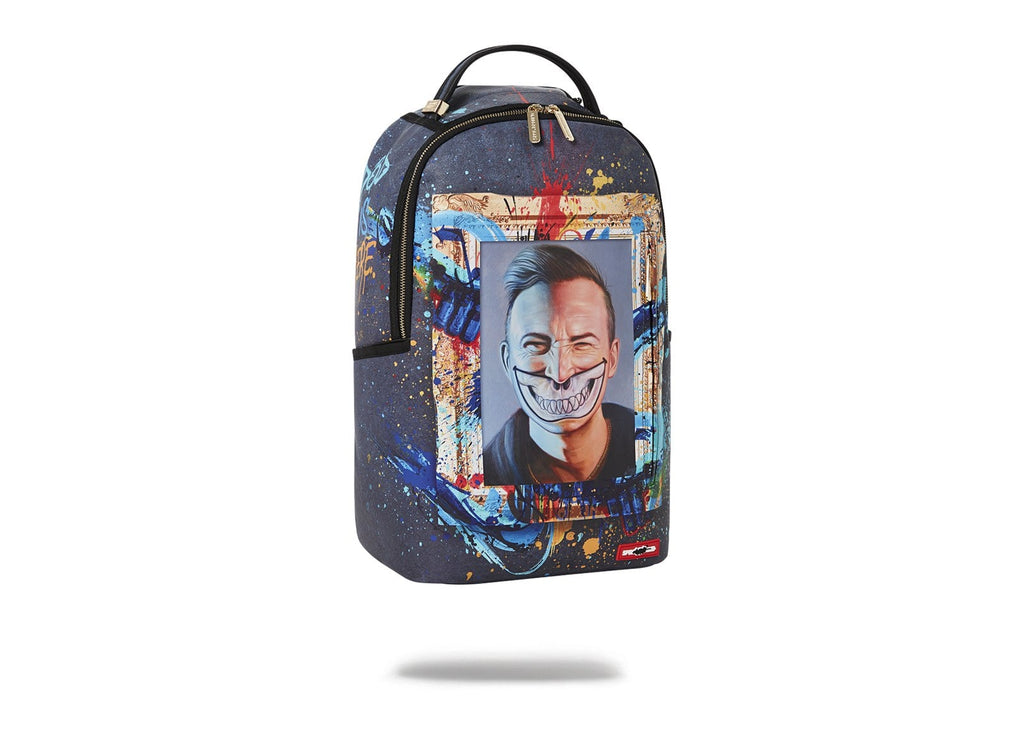 Sprayground the Rare Dbd Grin Shark Portrait By Ron English Super Limited Edition Backpack