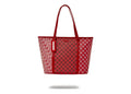 Sprayground Tri Split Red Tote Red