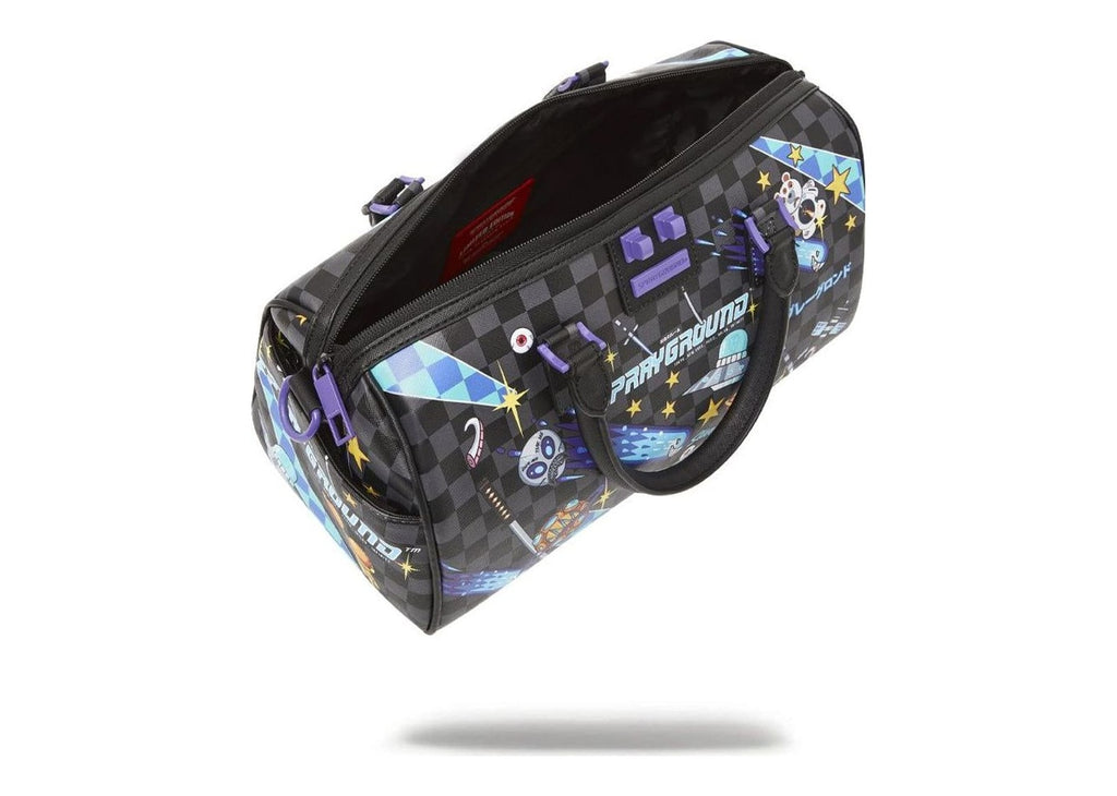 Sprayground WTF Alien Invasion Mini Duffle Black