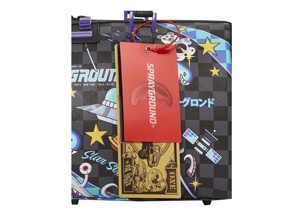 Sprayground WTF Alien Invasion Mini Duffle Black