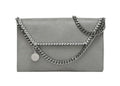 Stella Mc Cartney Falabella Wallet Crossbody Bag Grey