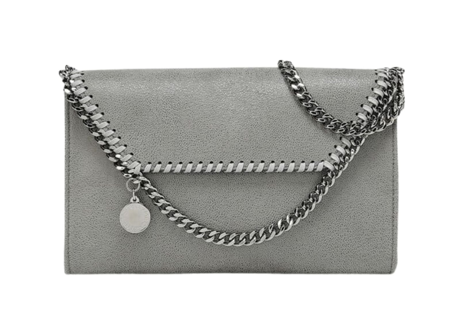 Stella Mc Cartney Falabella Wallet Crossbody Bag Grey