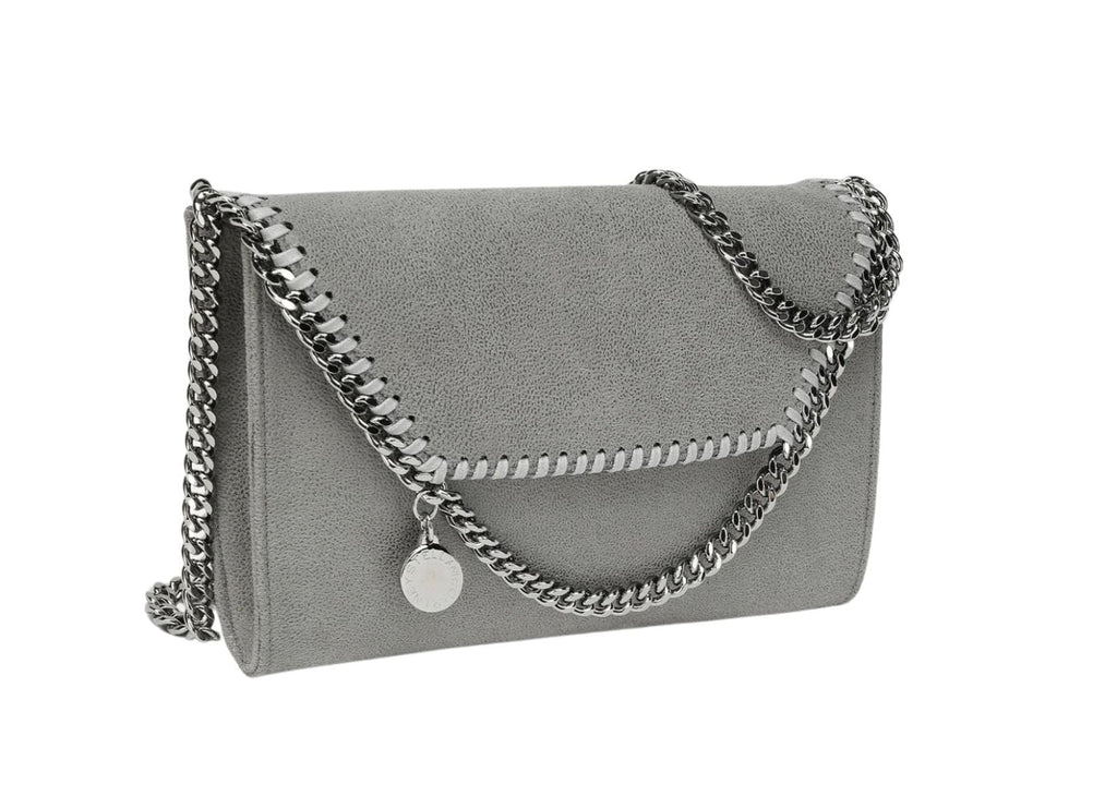 Stella Mc Cartney Falabella Wallet Crossbody Bag Grey