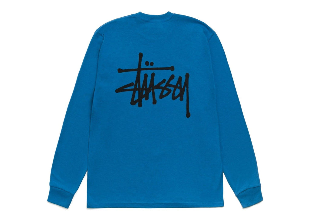 Stussy Basic Stussy LS Tee Blue