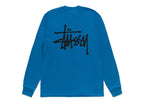 Stussy Basic Stussy LS Tee Blue