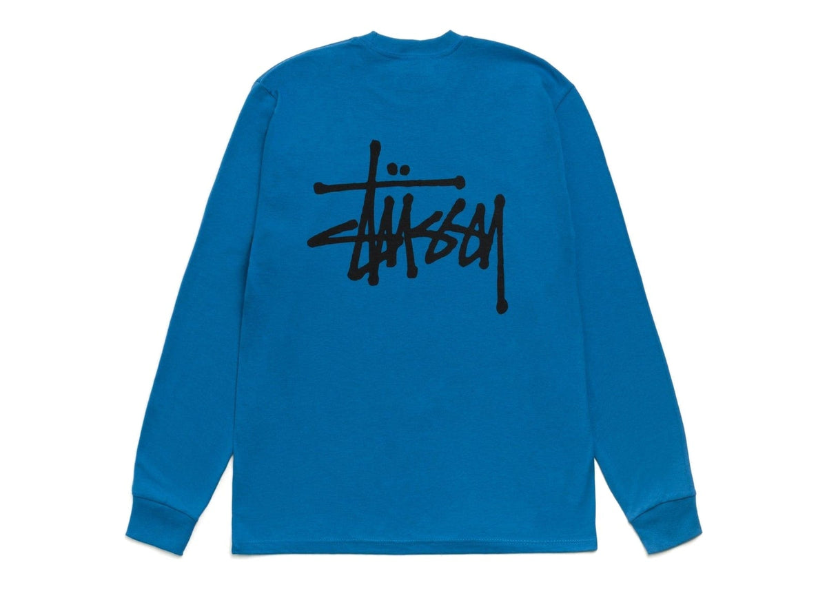 Stussy Basic Stussy LS Tee Blue