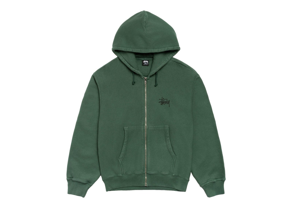 Stussy Basic Stussy Zip Hoodie Pine