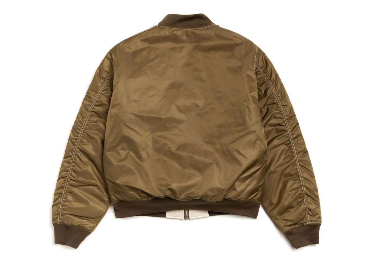 Stussy Built Reversible Bomber Jacket Brown
