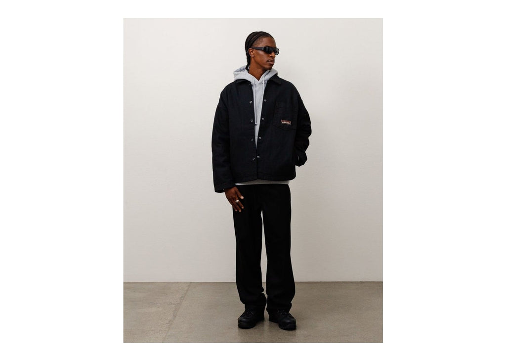 Stussy Canvas Work Overshirt Black