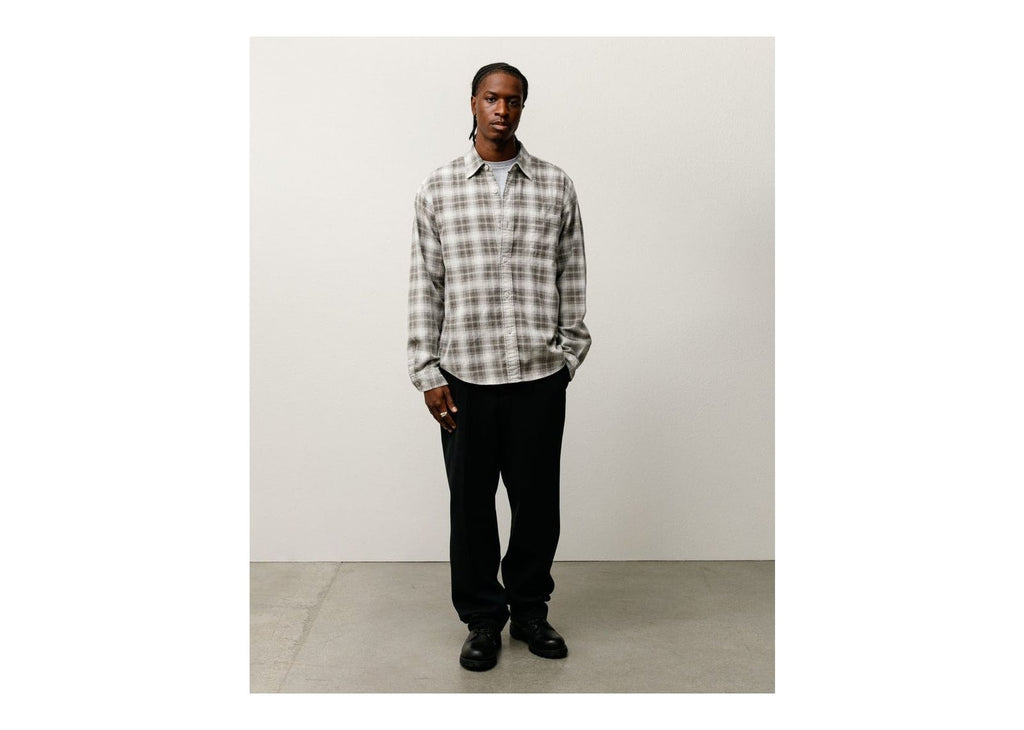 Stussy Dax Printed Shirt Brown