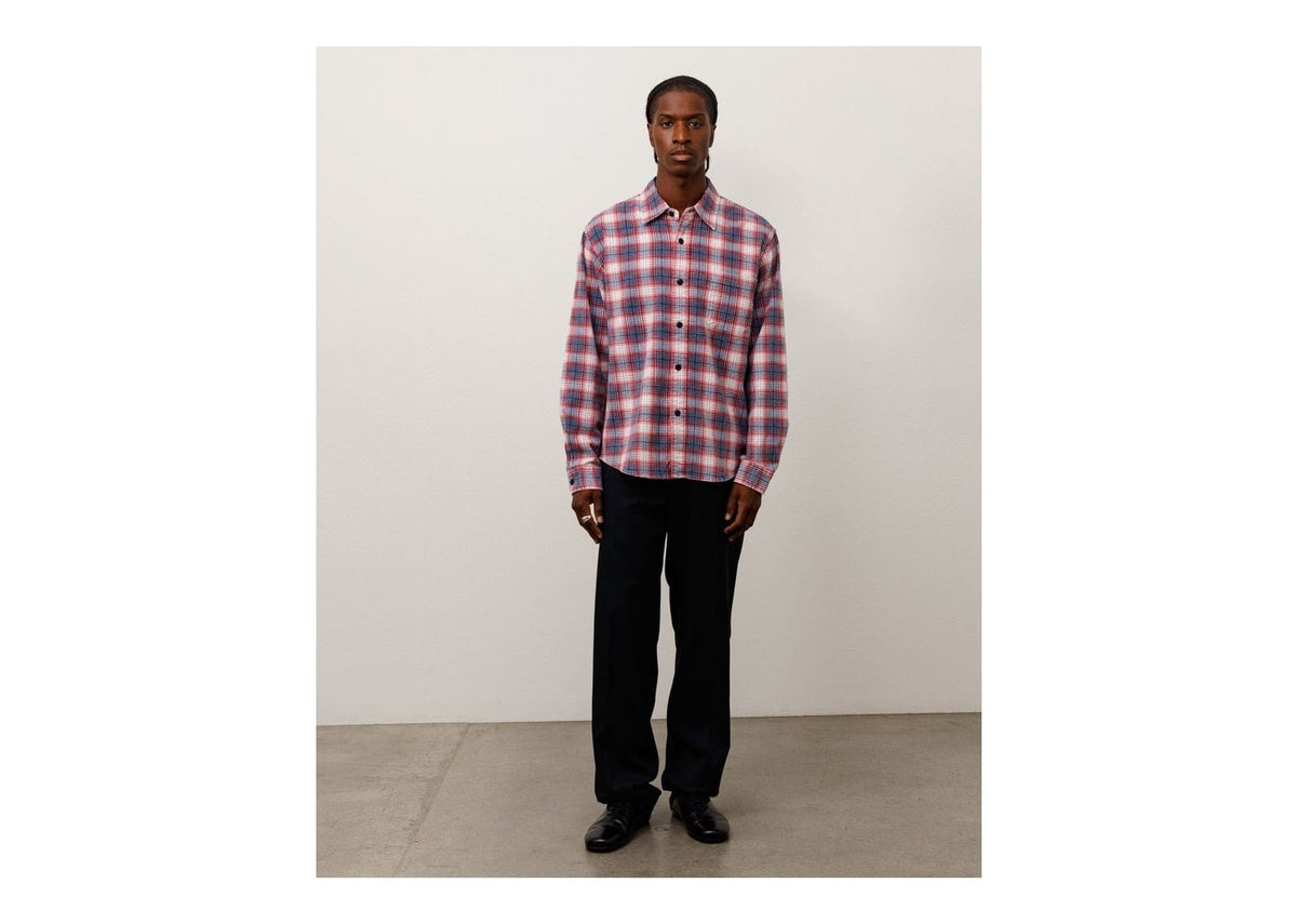 Stussy Dax Printed Shirt Red