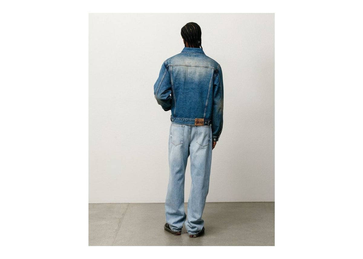 Stussy Denim Trucker Jacket Dark Wash Indigo