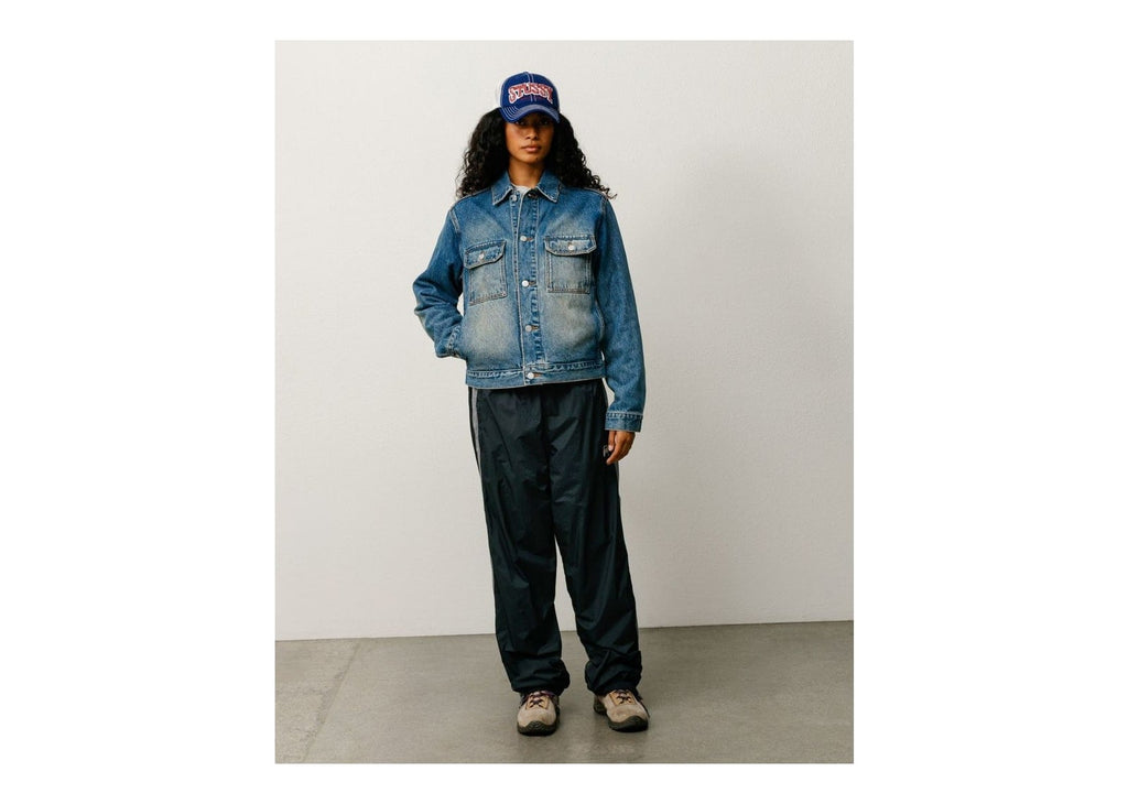 Stussy Denim Trucker Jacket Dark Wash Indigo