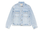 Stussy Denim Trucker Jacket Light Wash Indigo