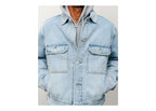 Stussy Denim Trucker Jacket Light Wash Indigo