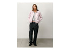 Stussy Denim Trucker Jacket Pink Hawaiian