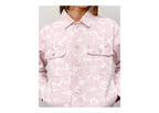 Stussy Denim Trucker Jacket Pink Hawaiian